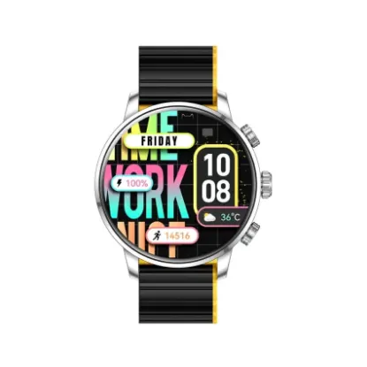 Image de Smartwatch kieslect kr 2 | Écran 1,43" Amoled - Noir & Jaune